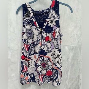 Express Floral Tank Top Size small